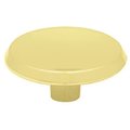 Liberty Hardware Liberty Hardware P65015H-PB-C 1.50 in. Diameter; Brass Plated; Concave Round Knob - Pack Of 12 326165